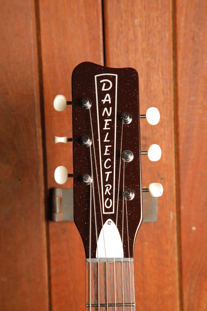 Danelectro Pro Glitter Maroon Electric Guitar