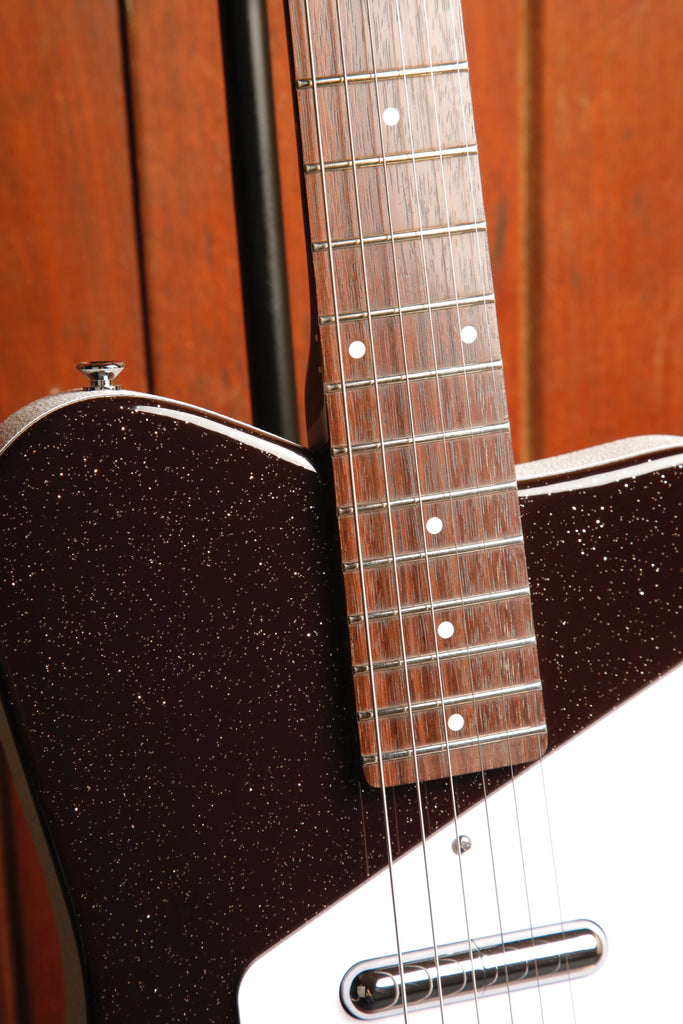 Danelectro Pro Glitter Maroon Electric Guitar