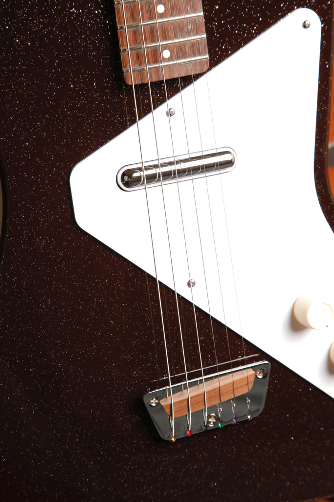 Danelectro Pro Glitter Maroon Electric Guitar