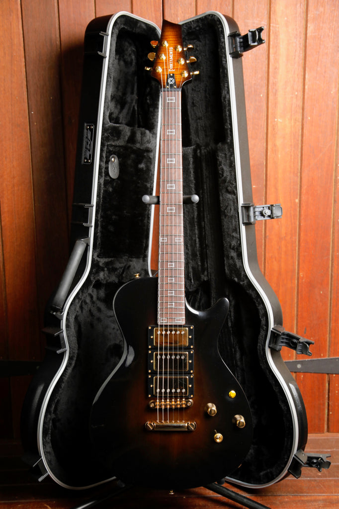 Portamento Golden Joe Tiger Burst Black Electric Guitar Made in WA