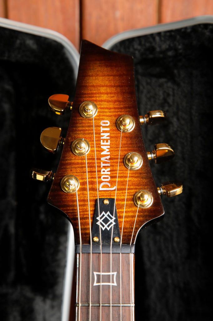 Portamento Golden Joe Tiger Burst Black Electric Guitar Made in WA