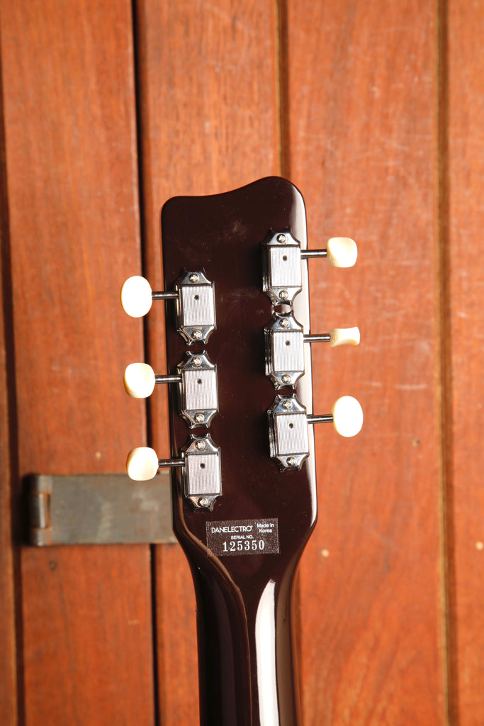 Danelectro Pro Glitter Maroon Electric Guitar