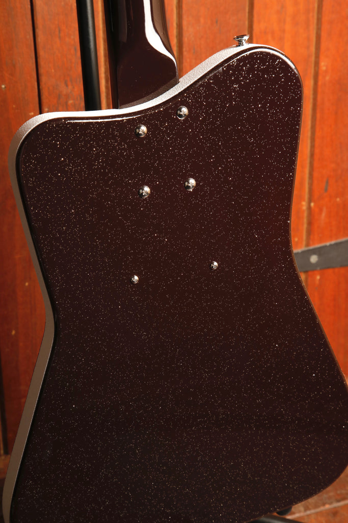Danelectro Pro Glitter Maroon Electric Guitar