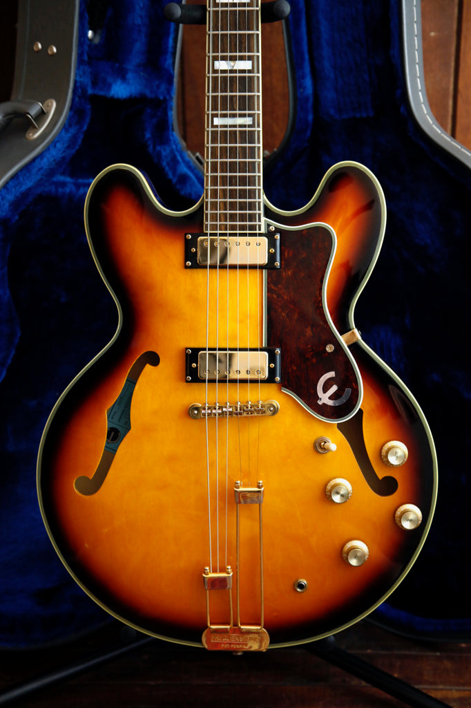 Epiphone 50th Anniversary Sheraton E212T 1962 Semi-Hollow Electric Guitar Vintage Sunburst Pre-Owned