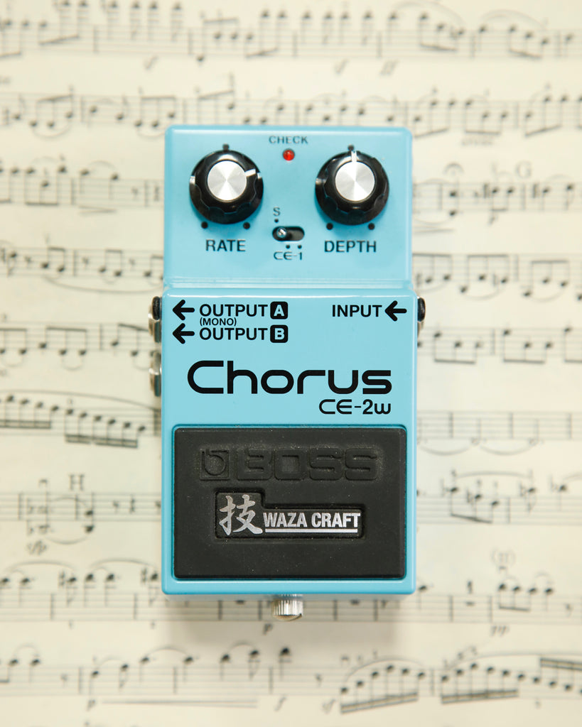 Boss CE-2W Chorus Pedal Waza Craft Pre-Owned