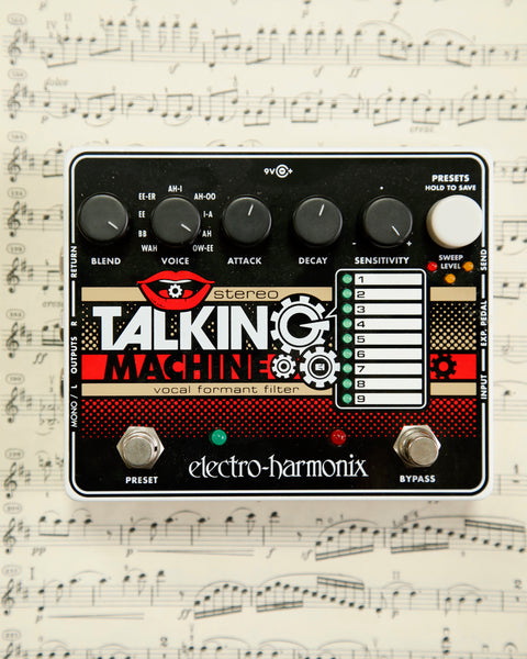 Electro-Harmonix Stereo Talking Machine Vocal Formant Filter Pedal Pre-Owned