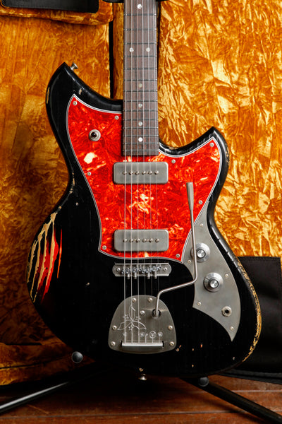 Novo Serus J Custom Bull Black Over '64 3-Tone Burst Electric Guitar