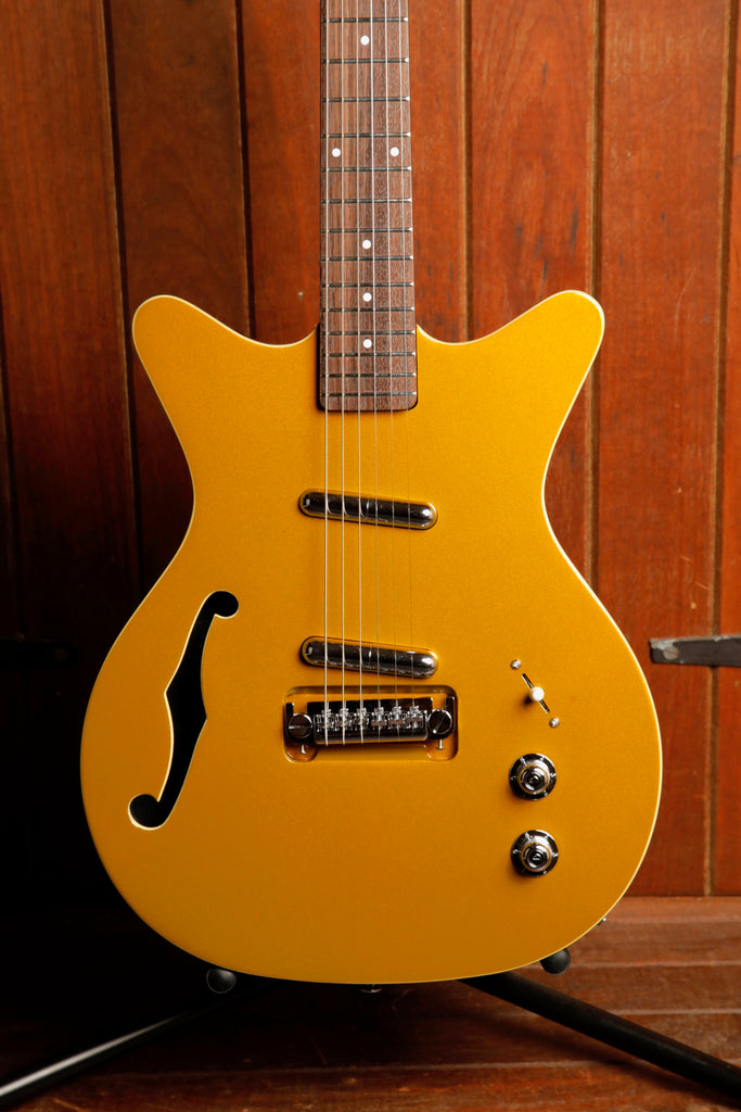 Danelectro Fifty Niner Semi-Hollow Gold Top Electric Guitar