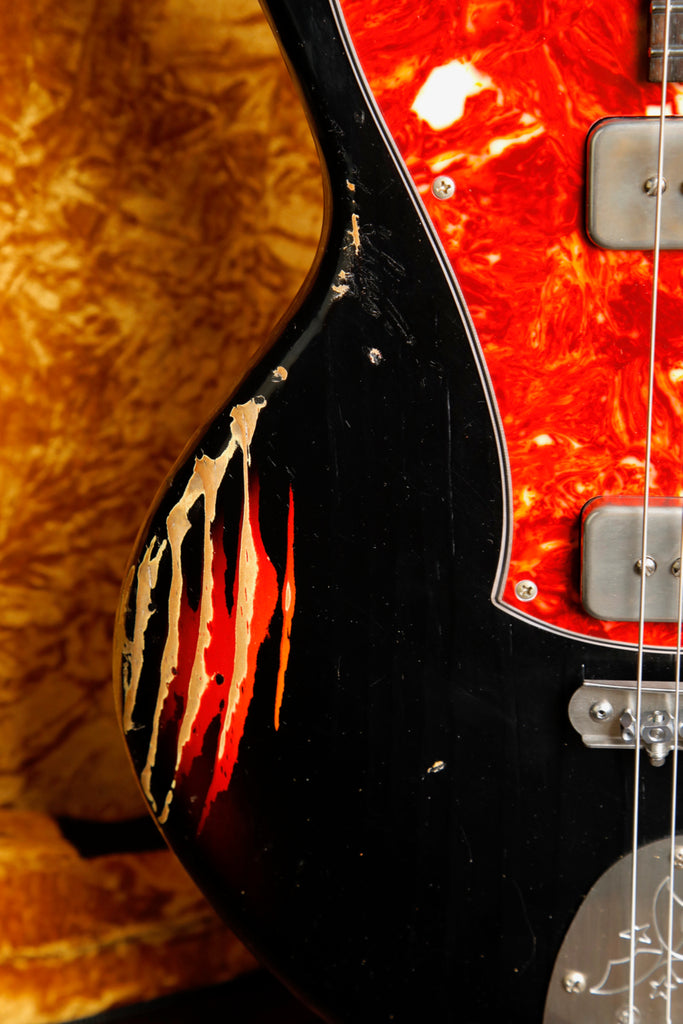 Novo Serus J Custom Bull Black Over '64 3-Tone Burst Electric Guitar