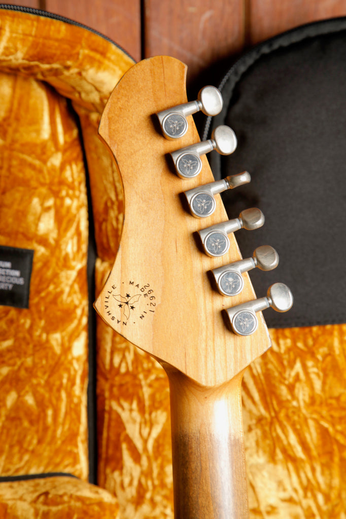 Novo Serus J Custom Bull Black Over '64 3-Tone Burst Electric Guitar