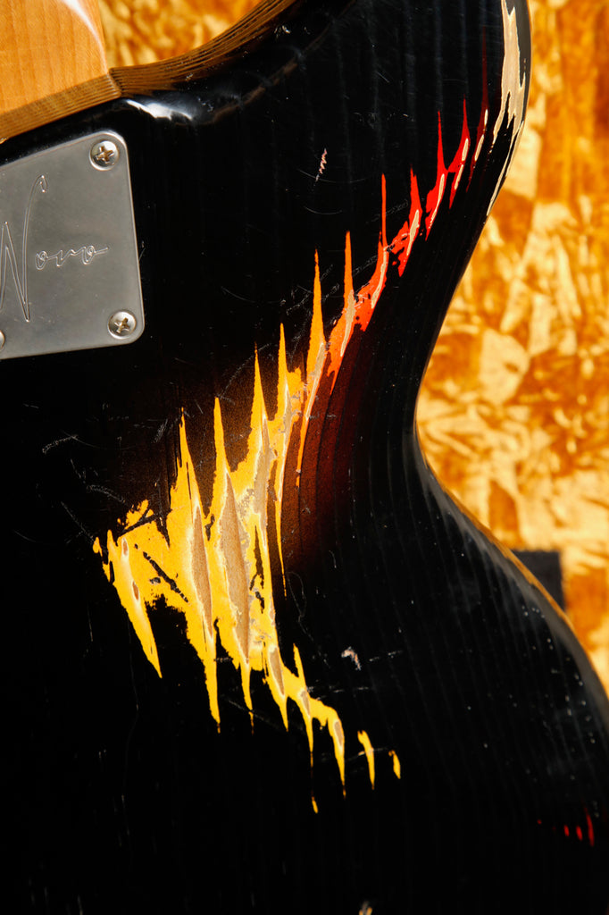 Novo Serus J Custom Bull Black Over '64 3-Tone Burst Electric Guitar