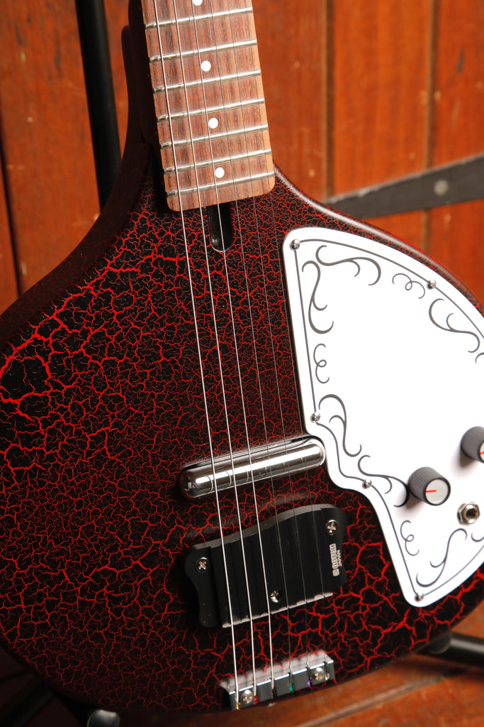 Danelectro '68 Baby Sitar Red Crackle Electric Sitar