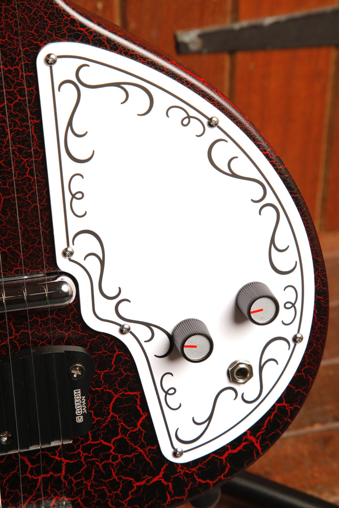 Danelectro '68 Baby Sitar Red Crackle Electric Sitar