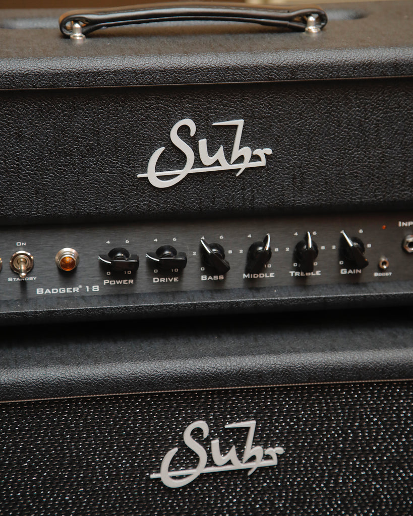 Suhr Badger 18-Watt Valve Guitar Amplifier Head & Matching 1x12" Speaker Cabinet Pre-Owned