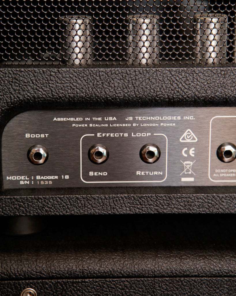 Suhr Badger 18-Watt Valve Guitar Amplifier Head & Matching 1x12" Speaker Cabinet Pre-Owned