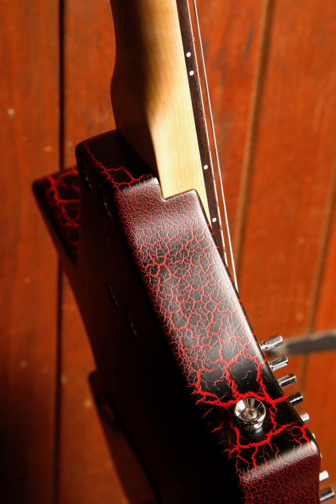 Danelectro Coral Electric Sitar Reissue Red Crackle Finish
