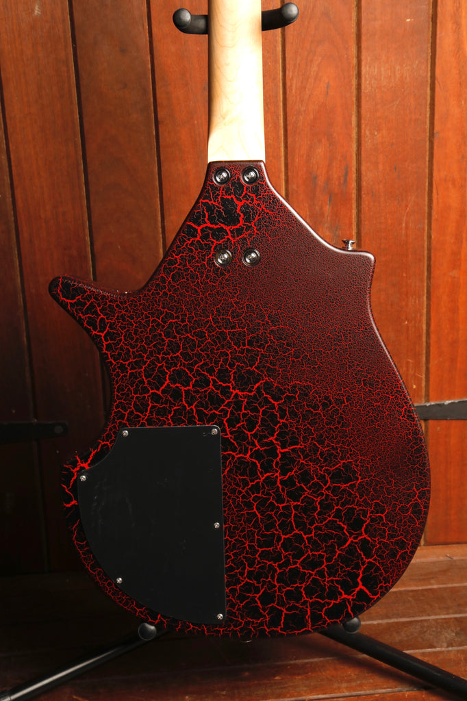 Danelectro Coral Electric Sitar Reissue Red Crackle Finish