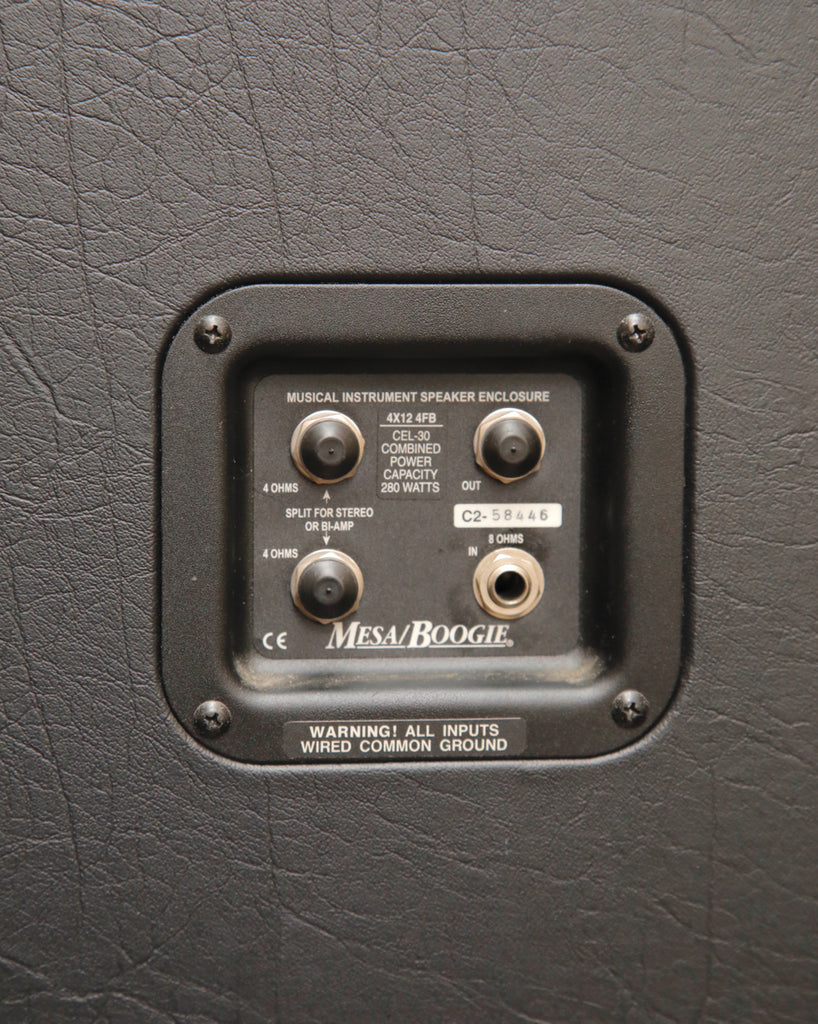Mesa Boogie 4x12"CEL-30 4FB 8 Ohm 280-Watt Guitar Speaker Cabinet Pre-Owned