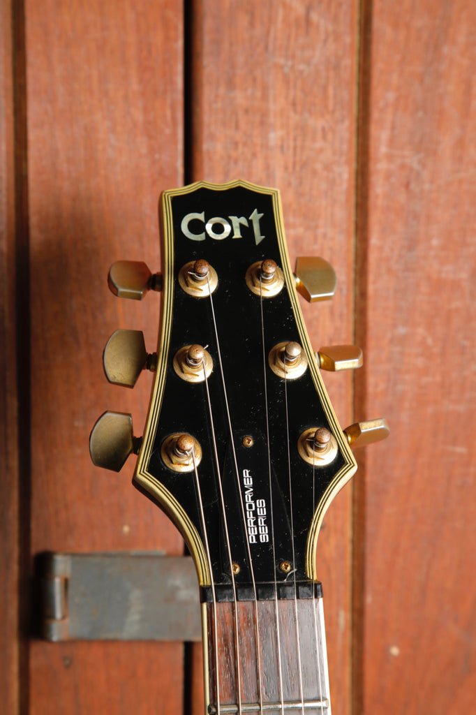 Cort Performer Series LP-Style Dark Sunburst Electric Guitar 1990s Pre-Owned