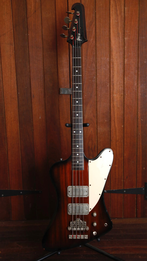 Greco 1990 TB-750 Thunderbird Bass Brown Sunburst Pre-Owned