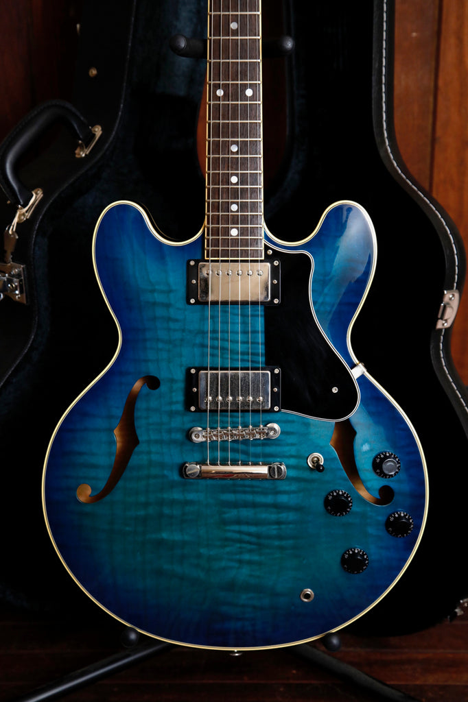 FGN Fujigen Masterfield MSA-HP Blue Burst MIJ Electric Guitar Pre-Owned