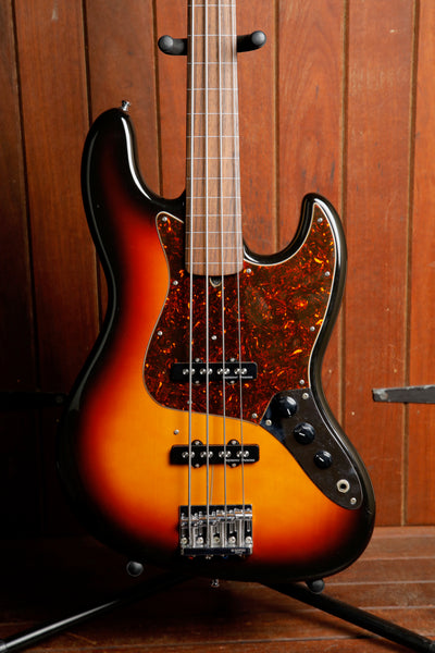 Fender Japan JB-62 FL Fretless Jazz Bass Reissue Sunburst 1992 Pre-Owned