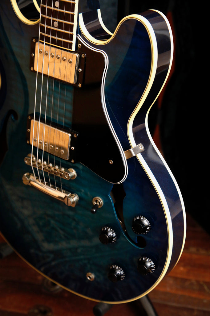 FGN Fujigen Masterfield MSA-HP Blue Burst MIJ Electric Guitar Pre-Owned