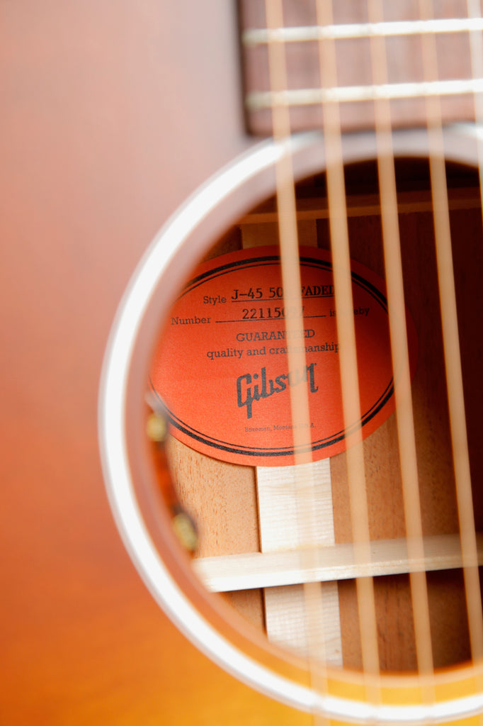 Gibson J-45 Faded 50s Faded Sunburst Acoustic-Electric Guitar