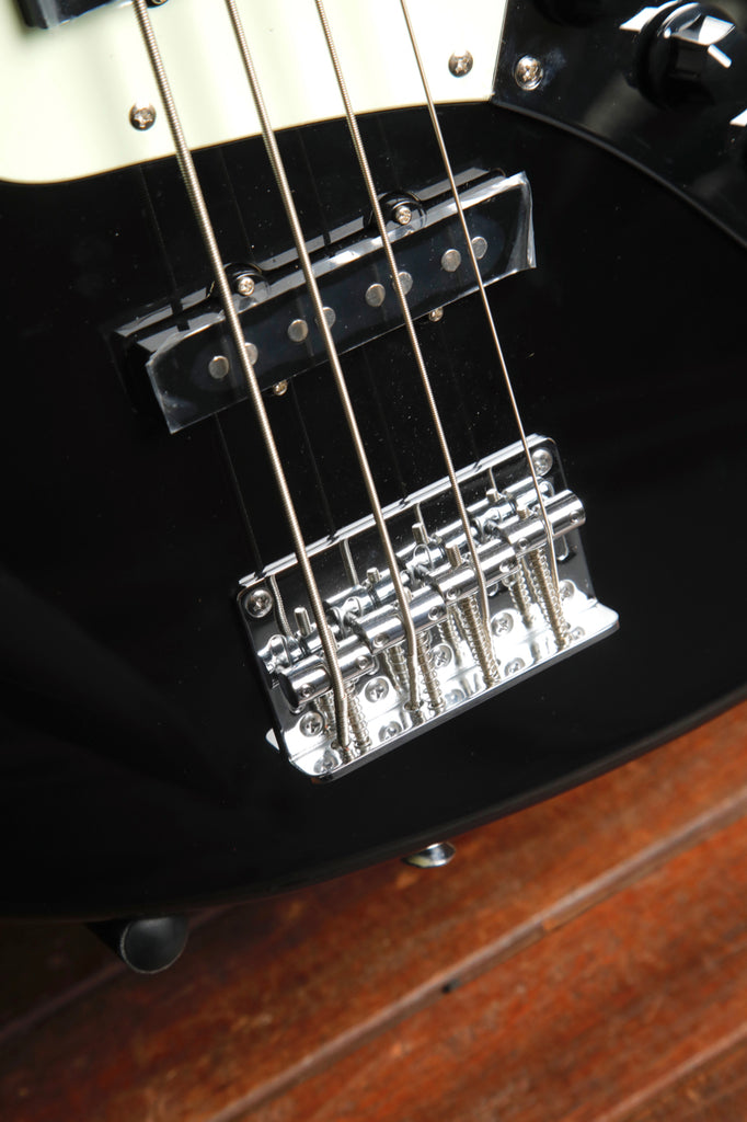SX VEJ62FB Vintage Style Fretless Bass Guitar Black