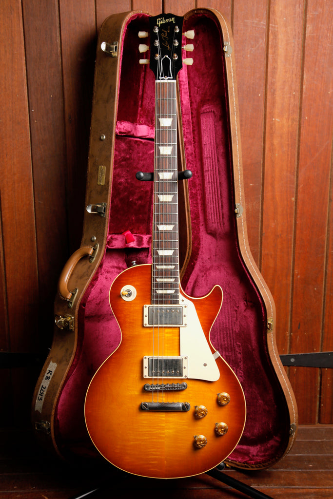 Gibson Custom 1958 Les Paul Standard VOS Iced Tea Electric Guitar 2013 Pre-Owned