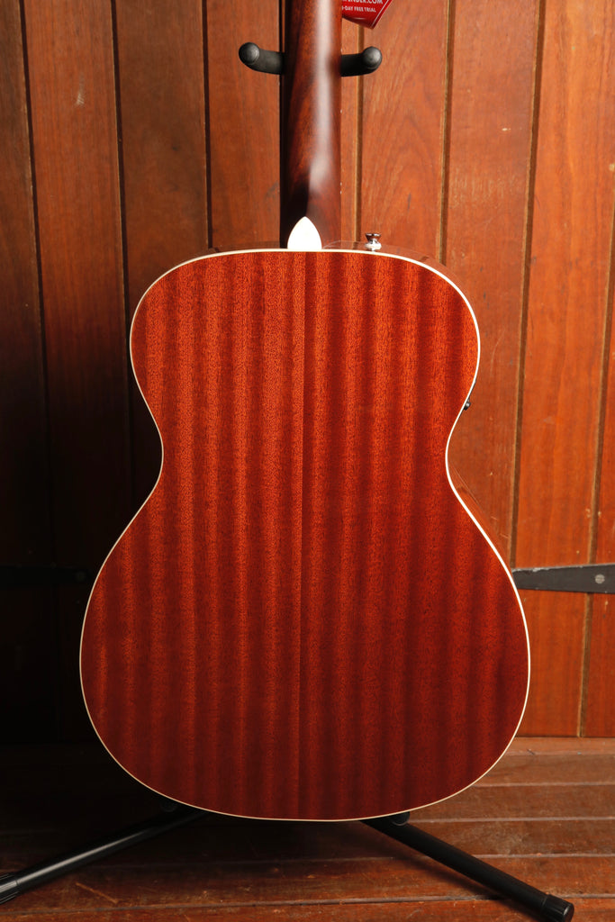 Fender California Deluxe Monterey E Black Acoustic-Electric Guitar