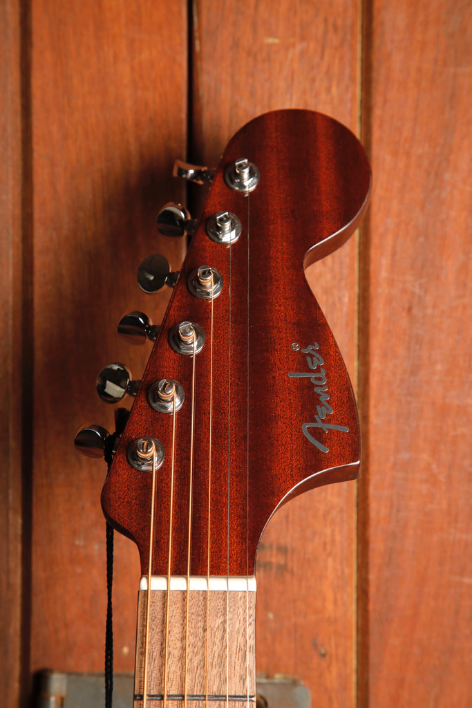 Fender California Deluxe Monterey E Aztec Gold Acoustic-Electric Guitar