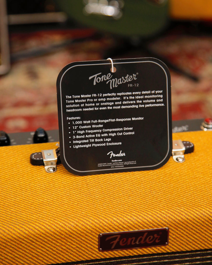 Fender Tone Master FR-12 Tweed 1x12" 1000-Watt Powered Speaker