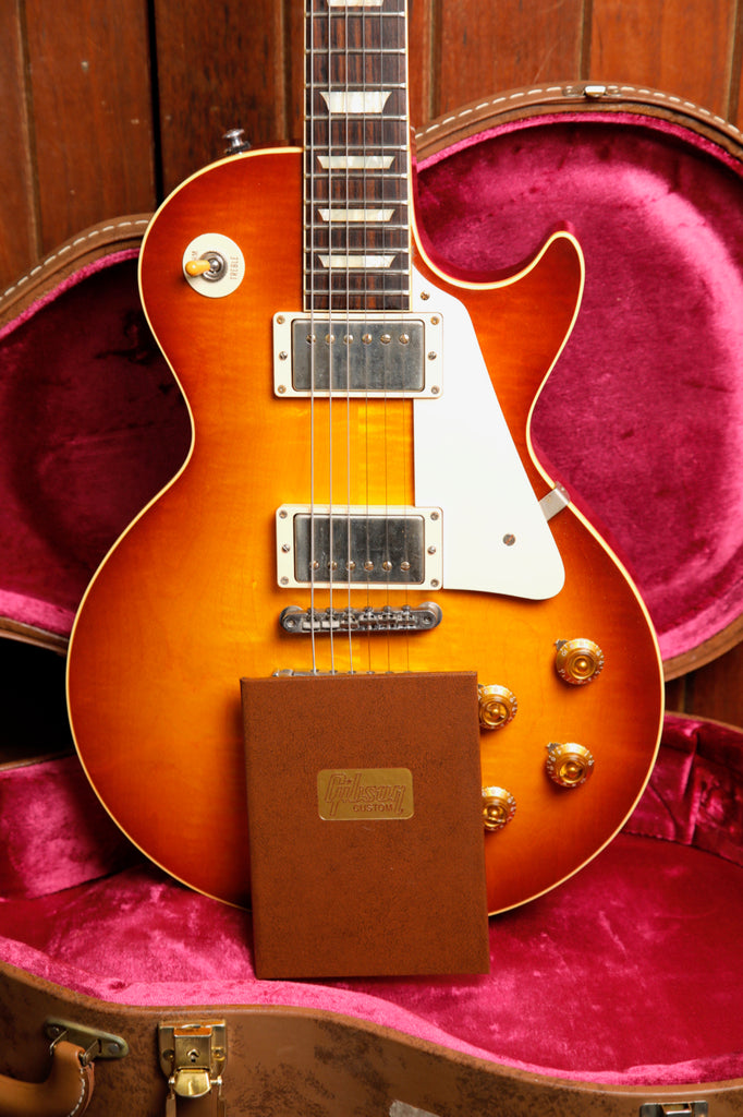 Gibson Custom 1958 Les Paul Standard VOS Iced Tea Electric Guitar 2013 Pre-Owned