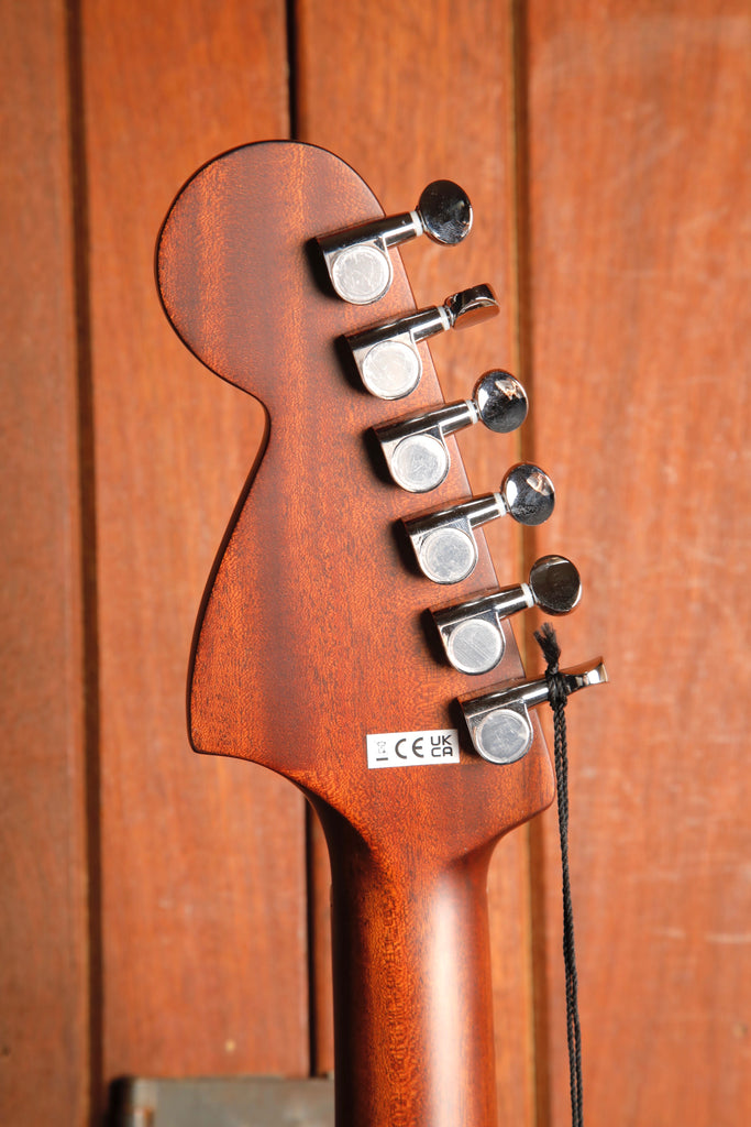 Fender California Deluxe Monterey E Mahogany Acoustic-Electric Guitar