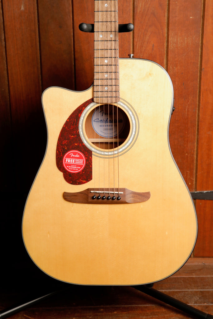 Fender California Deluxe Redondo CE Left-Handed Acoustic-Electric Guitar
