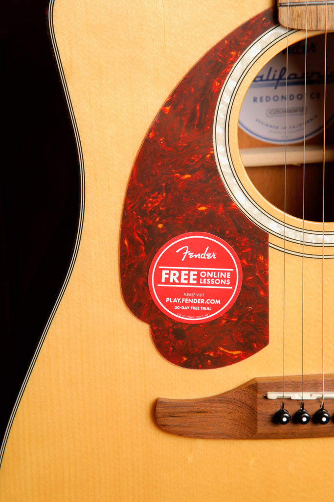 Fender California Deluxe Redondo CE Left-Handed Acoustic-Electric Guitar