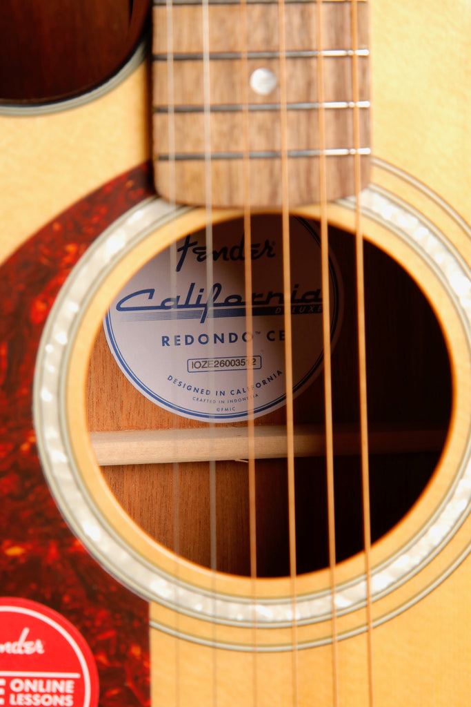 Fender California Deluxe Redondo CE Left-Handed Acoustic-Electric Guitar