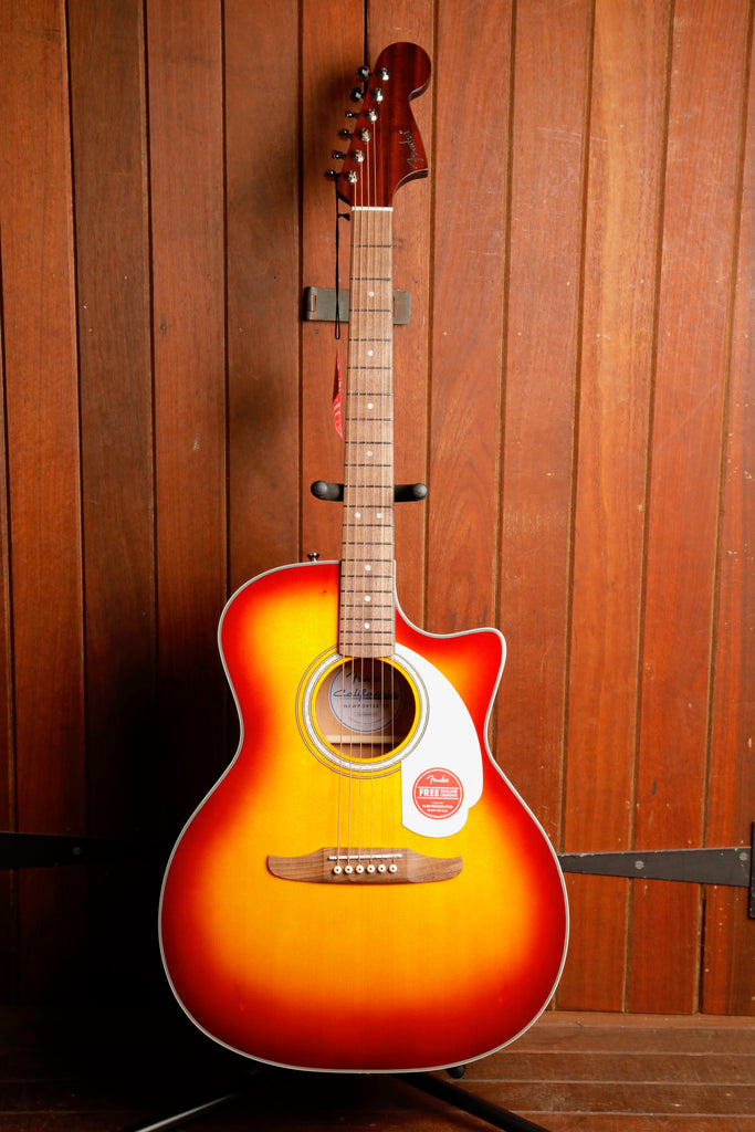 Fender California Deluxe Newporter CE Sienna Sunburst Acoustic-Electric Guitar