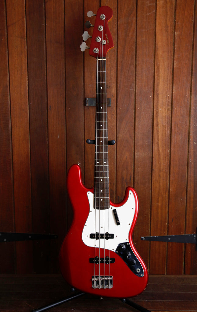 Fernandes J-Bass Candy Apple Red Pre-Owned