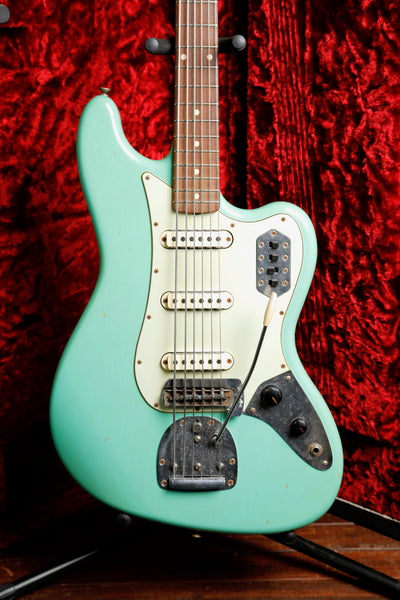 Fender Custom Shop Bass VI Journeyman Relic Aged Surf Green 2016 Custom Collection Pre-Owned