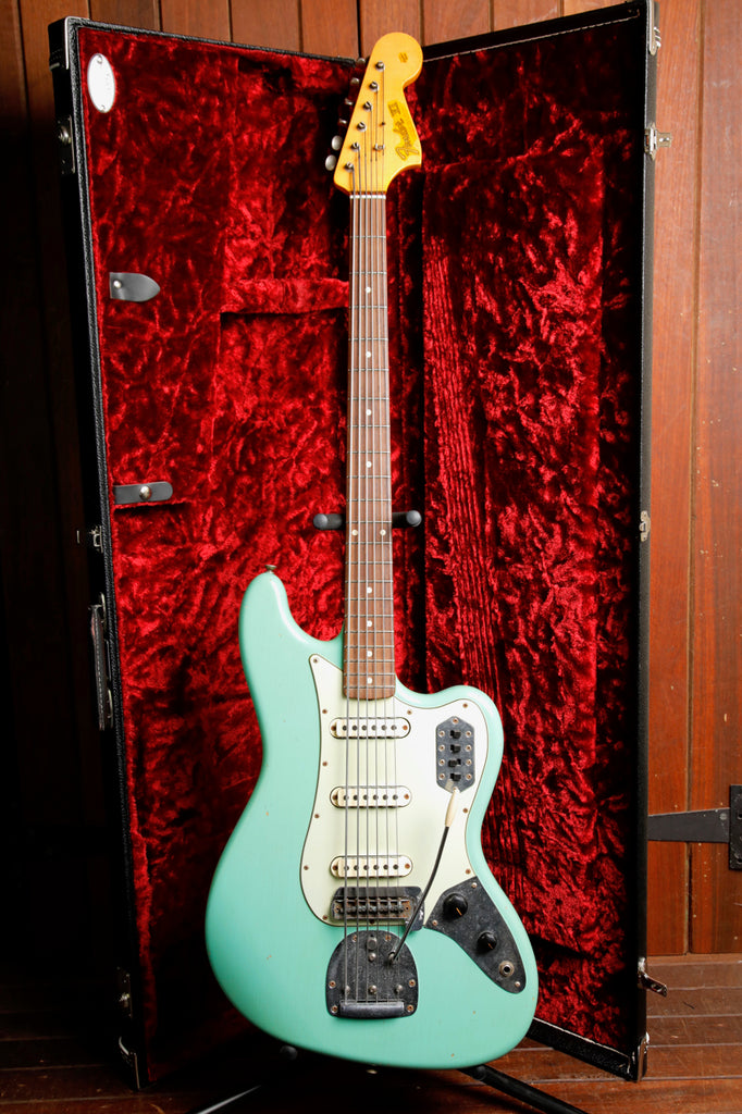 Fender Custom Shop Bass VI Journeyman Relic Aged Surf Green 2016 Custom Collection Pre-Owned