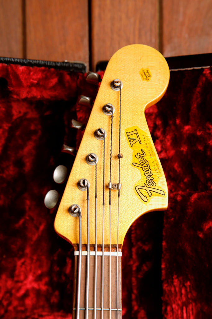 Fender Custom Shop Bass VI Journeyman Relic Aged Surf Green 2016 Custom Collection Pre-Owned