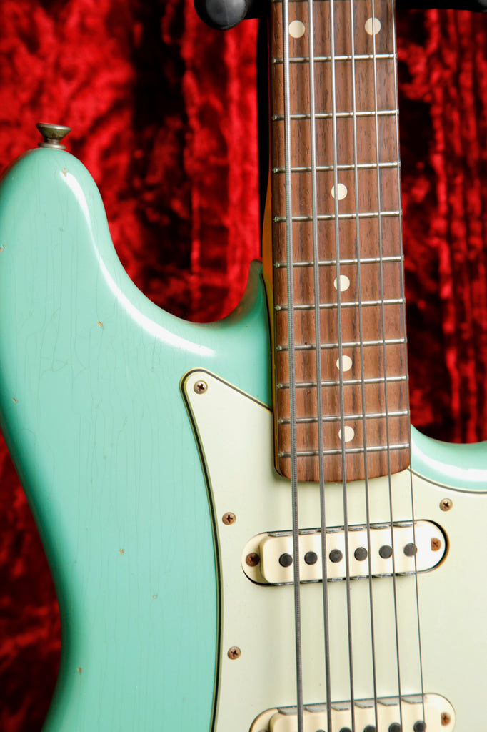 Fender Custom Shop Bass VI Journeyman Relic Aged Surf Green 2016 Custom Collection Pre-Owned