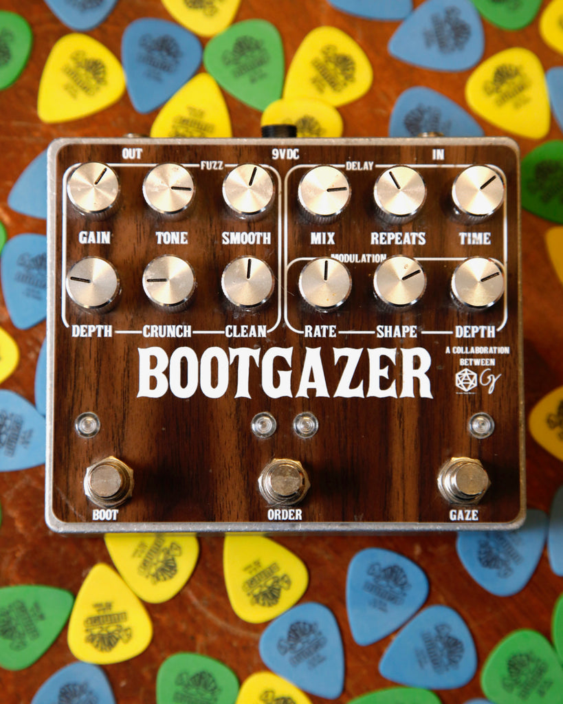 Bardic Audio Devices Bootgazer Fuzz & Delay Pedal Pre-Owned