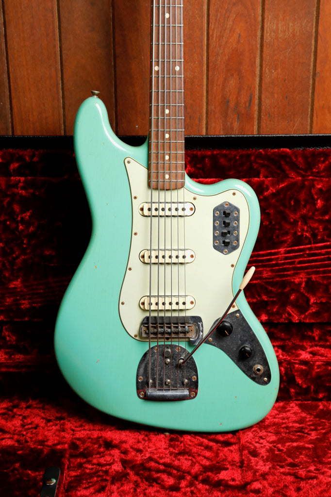 Fender Custom Shop Bass VI Journeyman Relic Aged Surf Green 2016 Custom Collection Pre-Owned