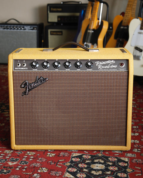 Fender '65 Princeton Reverb 15W FSR Tweed Ltd Edition Cannabis Rex Guitar Amplifier Pre-Owned