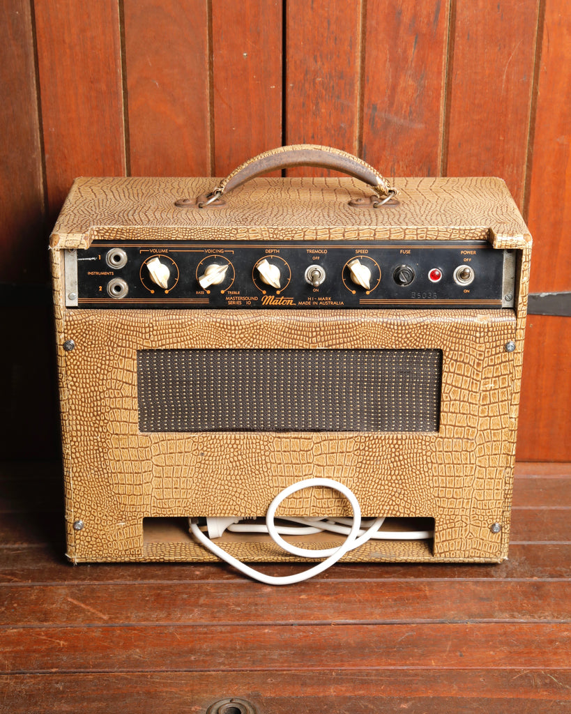 Maton Mastersound Series 10 Vintage 2x8" Valve Guitar Amplifier Combo 1960's Pre-Owned