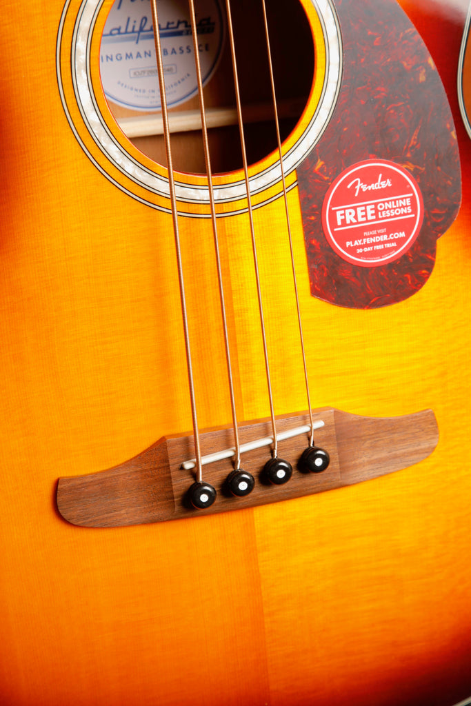 Fender California Deluxe Kingman CE Honey Sunburst Acoustic-Electric Bass