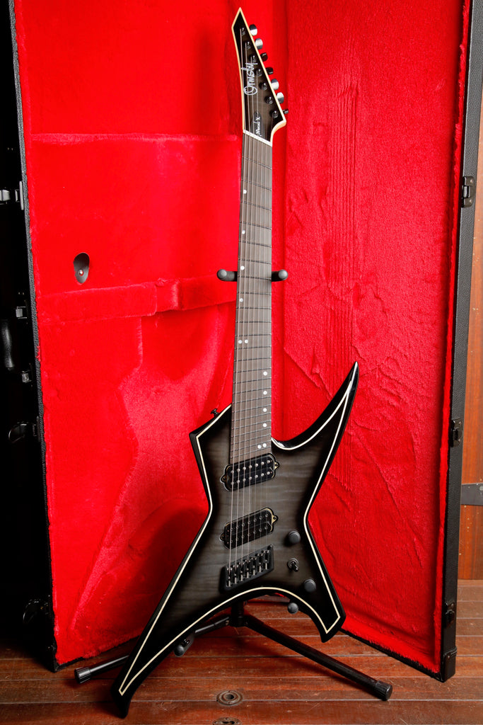 Ormsby Metal X GTR 7-String Run 16 Dahlia Black Electric Guitar Pre-Owned
